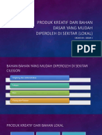 Produk Kreatif Dari Bahan Dasar Yang Mudah Diperoleh