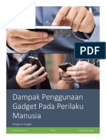 Dampak Pengunaan Gadget