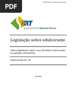 Legislação Sobre Edulcorante