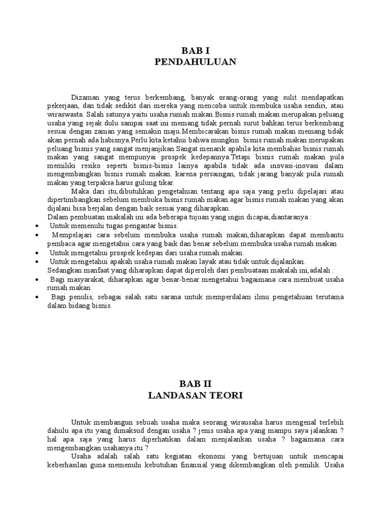 263269408 Contoh Makalah Usaha Kecil Doc