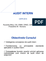 Audit Intern CAFR Oct 2015 - Actualizat 04.10.2015