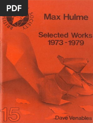 Max Hulme Selected Works 1973-1979