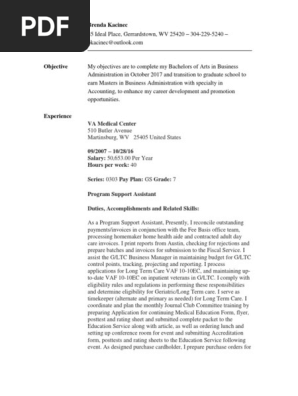 kacinec brenda resume