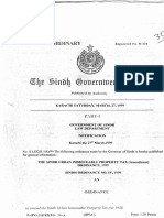 The Sindh Urban Immovable Property Tax (Amendment) Ordinance, 1999