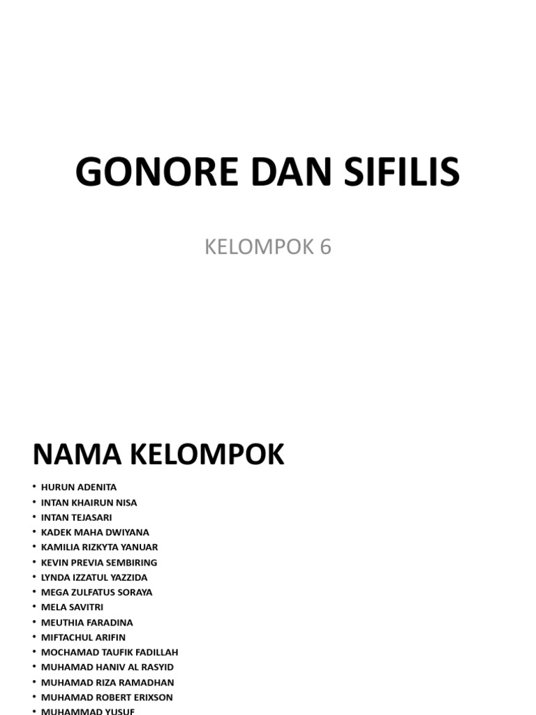 Gonore Dan Sifilis PDF