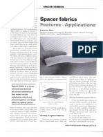 Spacer Fabrics-features and Applications