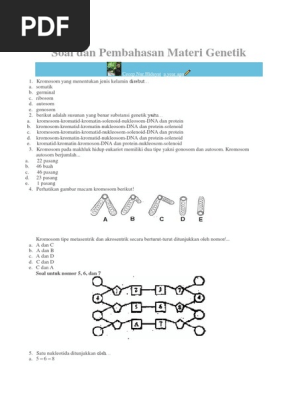 Soal Dan Pembahasan Materi Genetik