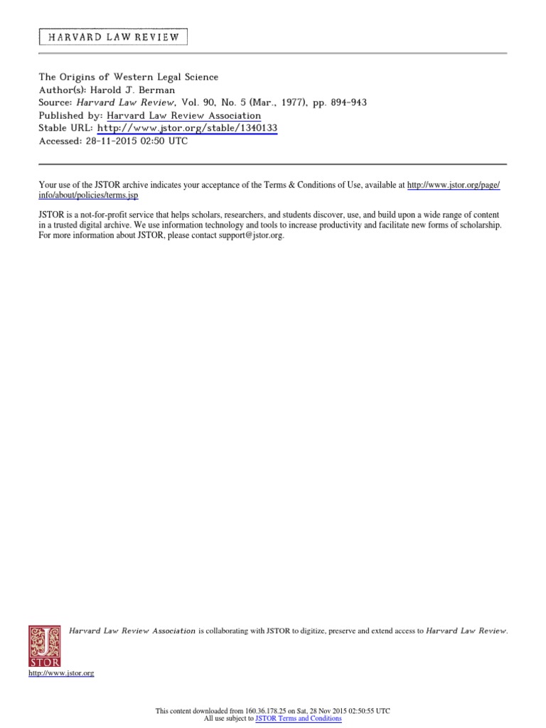 Berman 1977 | PDF | Jurisprudence | University