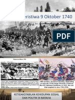 Dampak Peristiwa 9 Oktober 1740