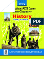 Andhra Pradesh AP Open School Intermediate History Study Material Textbook English Medium PDF