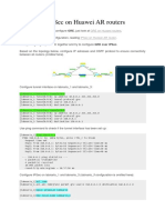 GRE Over Ipsec on Huawei Ar1