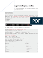 How To Display Power of Optical Module PDF