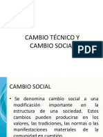 Cambio técnico y social: evolución conjunta