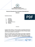 Norma Manejo de Intoxicacion Por Metanol PDF