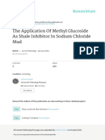 The Application of Methyl Glucoside As Shale Inhib