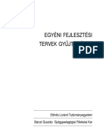 Egyéni Fejlesztési Tervek Gyűjteménye - 2001 PDF