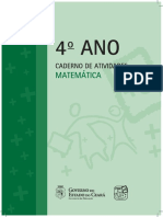 MT - Caderno de Atividades - 4 Ano - 3 e 4 Bimestres PDF