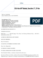 Sentencia nº 130:2014 de AP Toledo, Sección 1ª, 29 de Julio de 2014 - vLex Civil-Mercantil