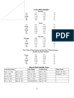 LASA Bell Schedule