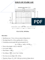 Design of Staircase Practical Example