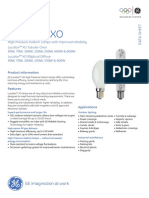 HPS Lucalox XO Lamps Data Sheet en Tcm181-12782