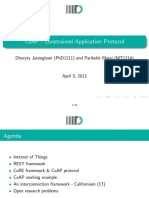 Coap - Constrained Application Protocol: Dheryta Jaisinghani (Phd1211) and Parikshit Maini (Mt1214)