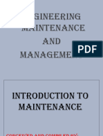 Maintenance Engineering Doccuments