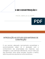 Aula 2 - Introdução Aos Materiais de Construção e Normalização