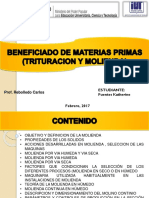 Beneficiado de Materia Prima