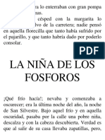 Andersen, La Niña de Los Fosforos