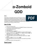 Proto-Zomboid GDD: How To Play