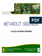 Kuliah Umum Metabolit Sekunder PDF
