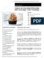 Hoja de Impresión de Cupcakes Especiados de Chocolate (Chocolate Spice Cupcake With Chocolate “Swirl” Frosting)