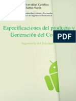 3 Tercer Avance - Especificaciones y Concepto