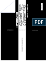 Hyosung GT 125-250 Comet Service Manual 2002