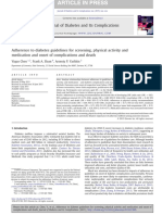 Journal of Diabetes and Its Complications: Yiqun Chen, Frank A. Sloan, Arseniy P. Yashkin