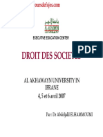 Droit Des Societes