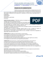 19 Exercicio de Administrativo - Extinção Do Ato Administrativo