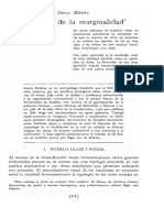 Darcy Ribeiro - El Desafío de La Marginalidad PDF