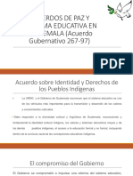 Acuerdos de Paz Reforma Educativa