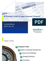 BI Strategy Review at Major Chemical Company