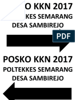 Posko KKN 2017