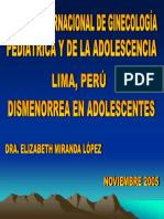 Dismenorrea en Adolescentes