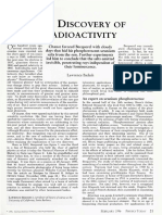 T H E Discovery of Radioactivity: An Expert On Uranium Phosphorescence