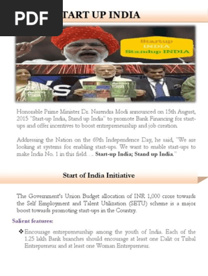 Start Up India Startup Company Small Business Entrepreneurs