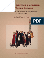 Opinión Pública y Censura en Nueva España PDF