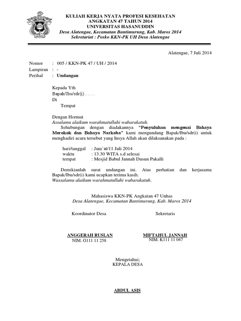 005 Surat Undangan Penyuluhan