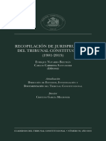 Analisis Jurisprudencial Del Tribunal Constitucional Chileno.