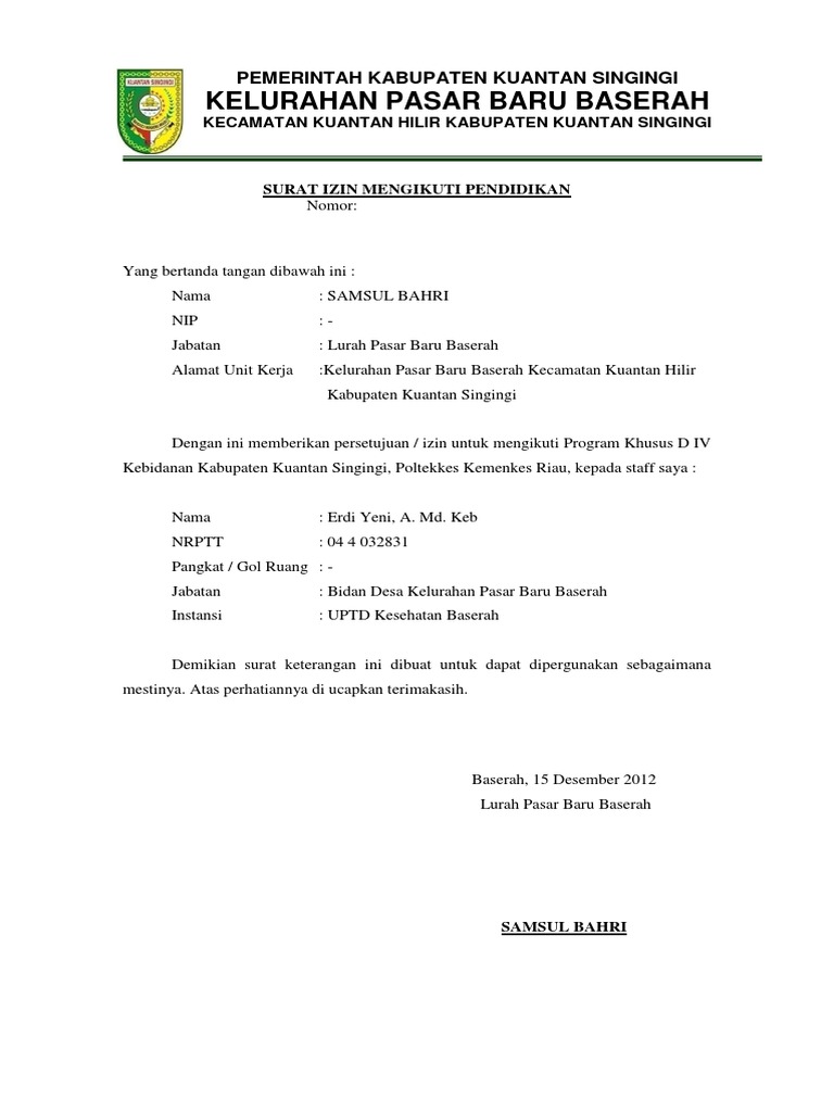 Pemerintah Kabupaten Kuantan Singingi Pdf