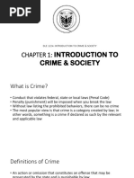 Chapter 1 - Intro To Crime & Society